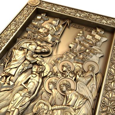 Icons (Baptism of the Lord God, IK_1556) 3D models for cnc